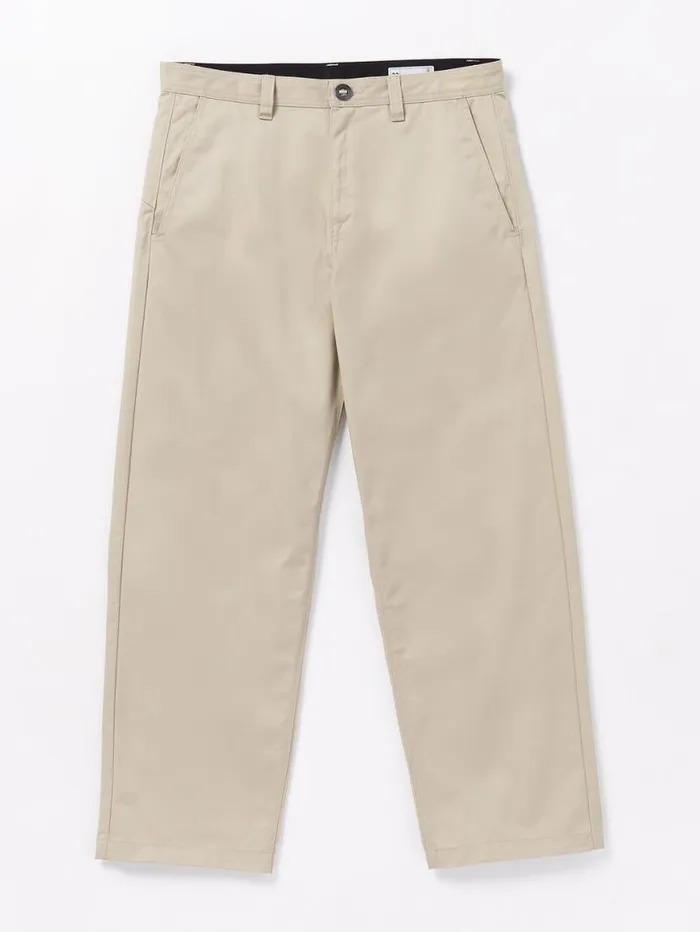 Frickin Skate Chino Pants 8211 Light Khaki Mens Volcom Pants