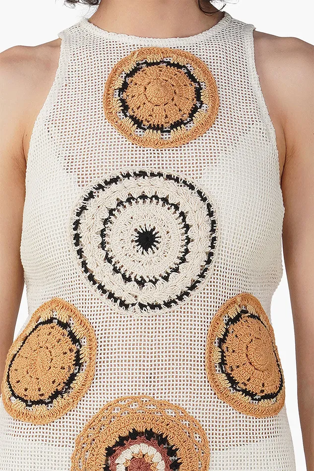 Gala Crochet Patch Dress Dresses America and Beyond Women