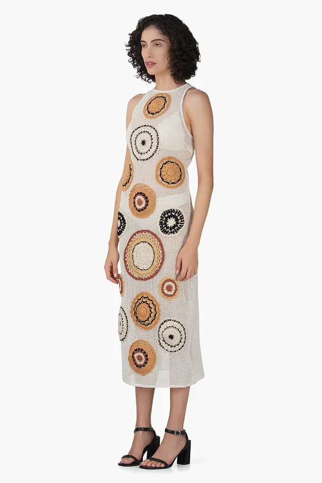 Gala Crochet Patch Dress Dresses America and Beyond Women