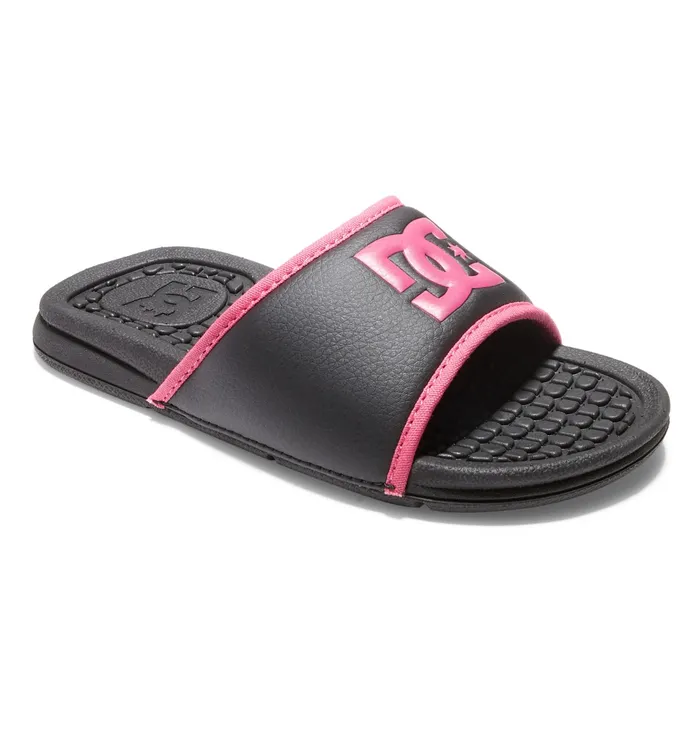 Girls Bolsa Slides blackpink stencil Slides DC Shoes Kids