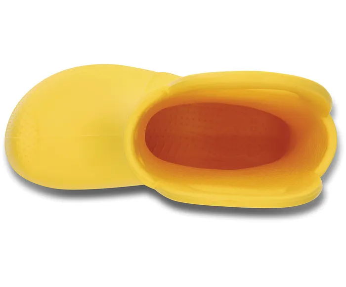 GirlsBoys Kids Handle It Rain Boot Yellow Boots Crocs