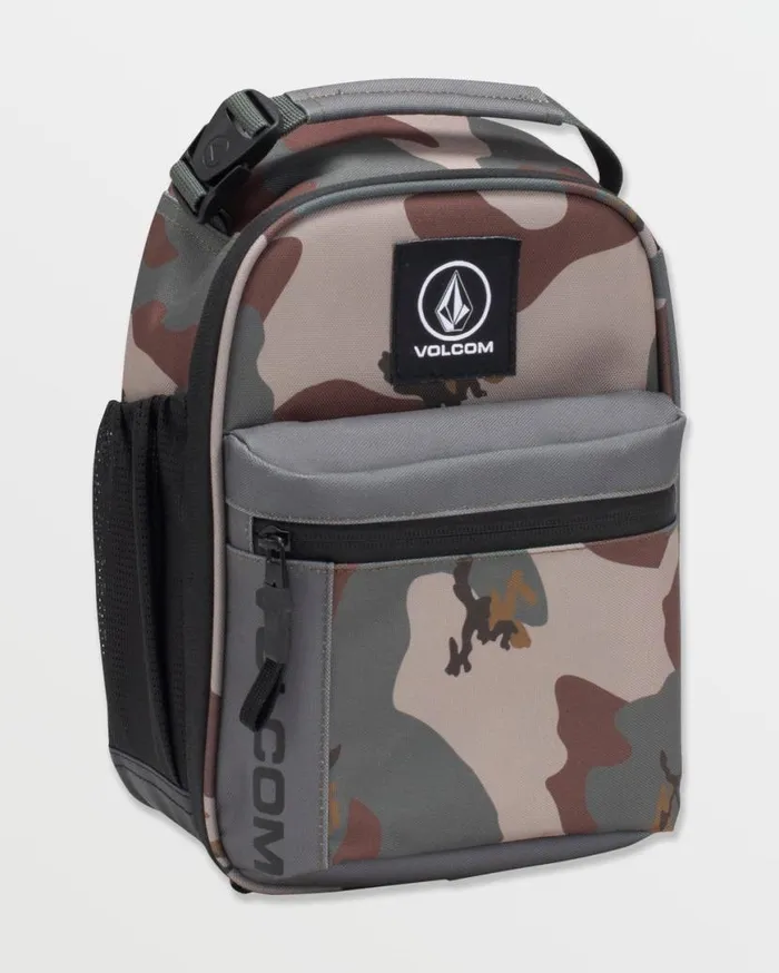 Grizzle Lunchkit 8211 Camouflage Mens Volcom Bags and Backpacks