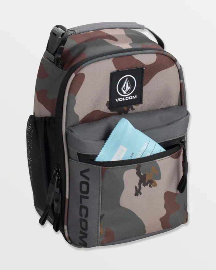 Grizzle Lunchkit 8211 Camouflage Mens Volcom Bags and Backpacks