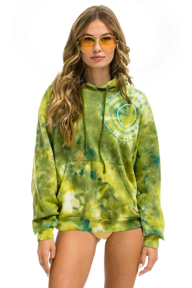 Hand Dyed Pullover Hoodie Relaxed 8211 Tie Dye Green Yellow WomenMen Aviator Nation Hoodies Hand Dyed Pullover Hoodie Relaxed 8211 Tie Dye Green Yellow WomenMen Aviator Nation Hoodies