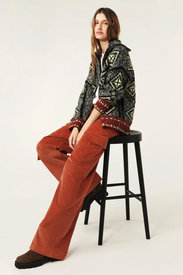 HighRise Pants Plato Red Women Baandsh Pants and Jeans