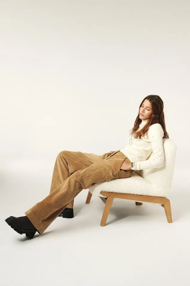 HighRise Pants Plato Red Women Baandsh Pants and Jeans