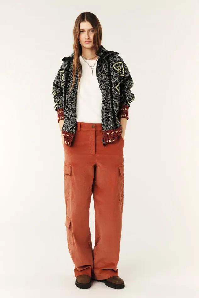 HighRise Pants Plato Red Women Baandsh Pants and Jeans