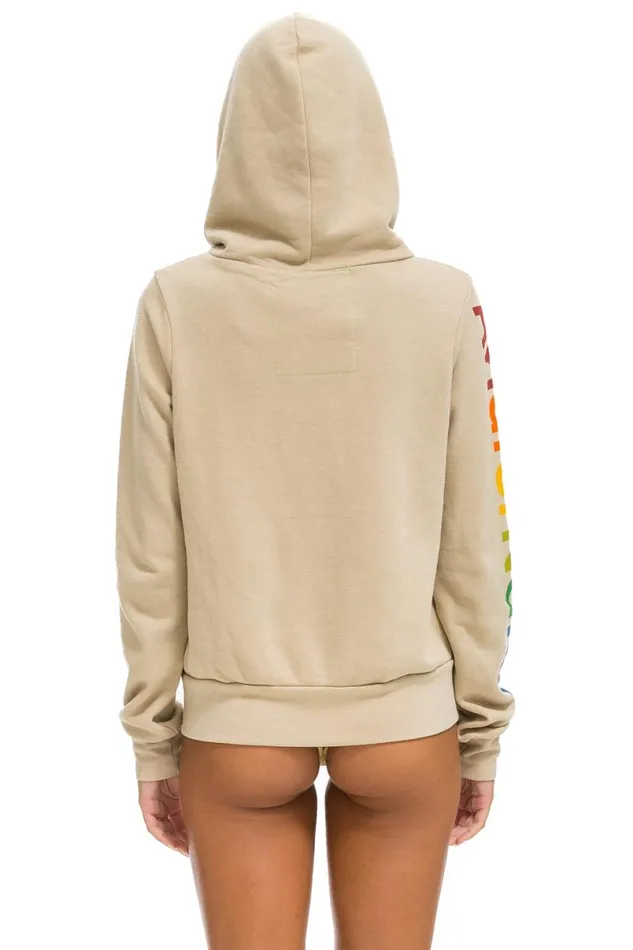 Hoodie 8211 Sand WomenMen Aviator Nation Hoodies