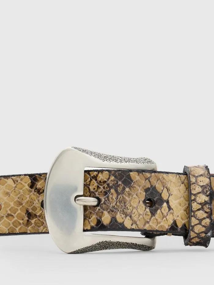 HOUSTON BELT Salt Men John Varvatos Leather Belts