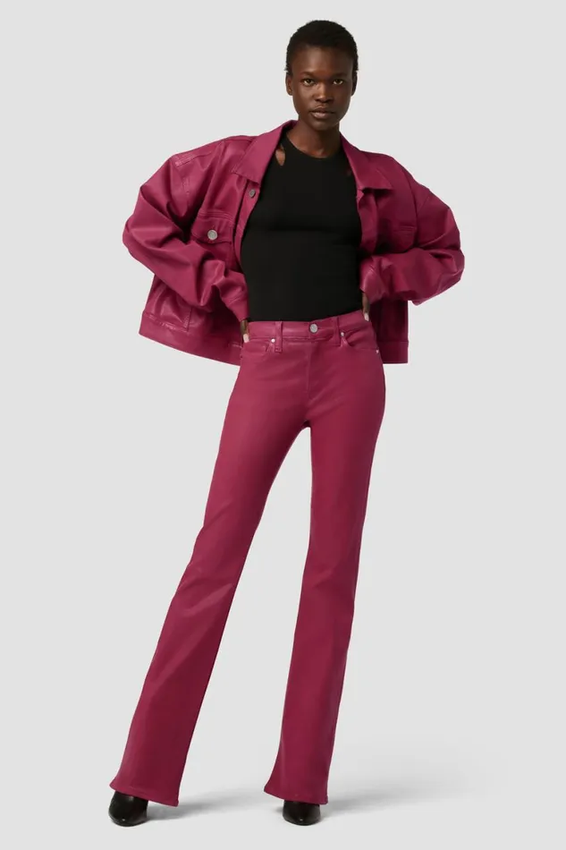 Hudson Jeans Bootcut Barbara HighRise Bootcut Jean Coated Beet Red 8211 Women Hudson Jeans Bootcut Barbara HighRise Bootcut Jean Coated Beet Red 8211 Women