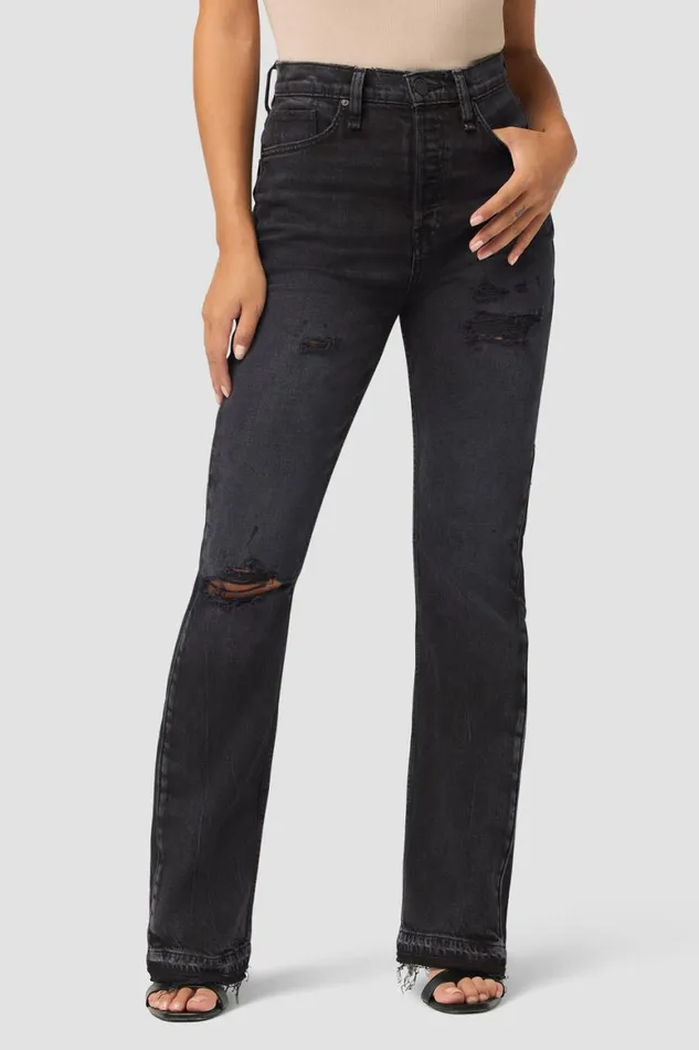 Hudson Jeans Flare Faye Ultra HighRise Flare Petite Jean Late Night 8211 Women