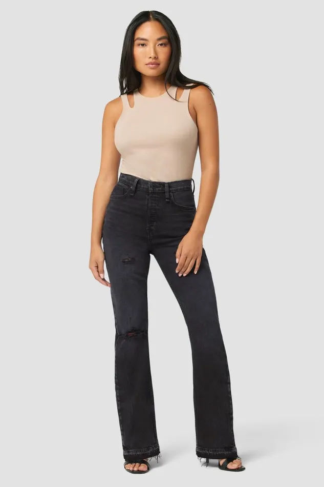 Hudson Jeans Flare Faye Ultra HighRise Flare Petite Jean Late Night 8211 Women