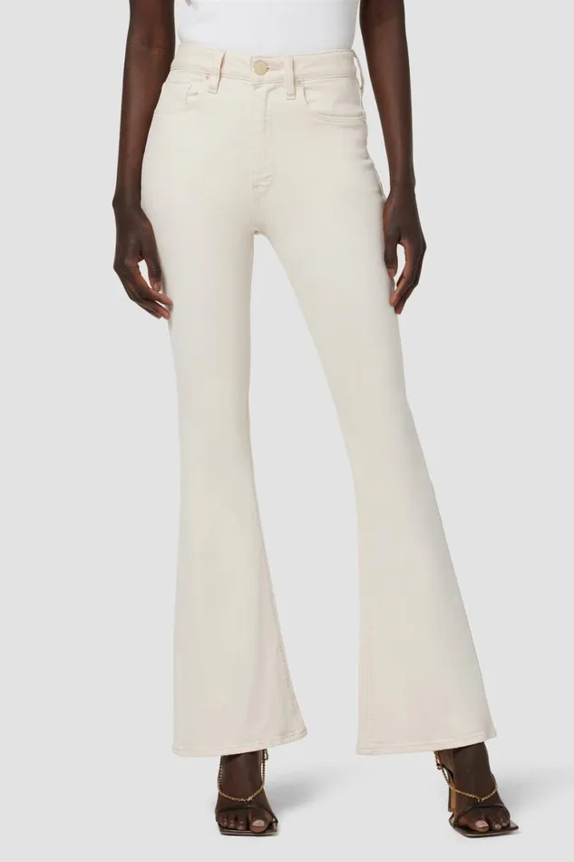 Hudson Jeans Flare Holly HighRise Flare Barefoot Jean Egret 8211 Women