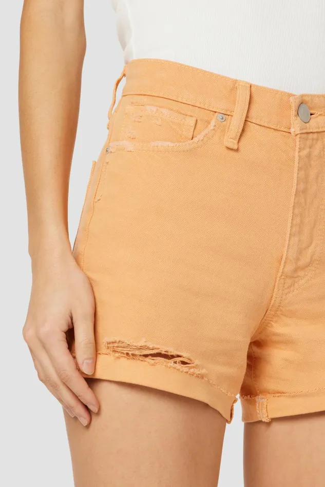 Hudson Jeans Shorts Devon HighRise Boyfriend Short Clay Destructed 8211 Women Hudson Jeans Shorts Devon HighRise Boyfriend Short Clay Destructed 8211 Women