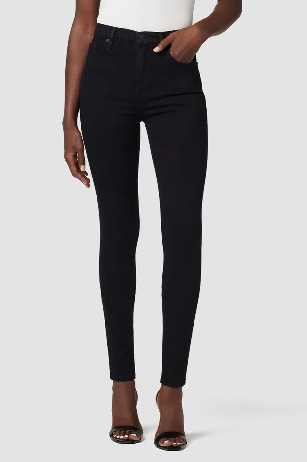 Hudson Jeans Skinny Barbara HighRise Super Skinny Jean Black 8211 Women