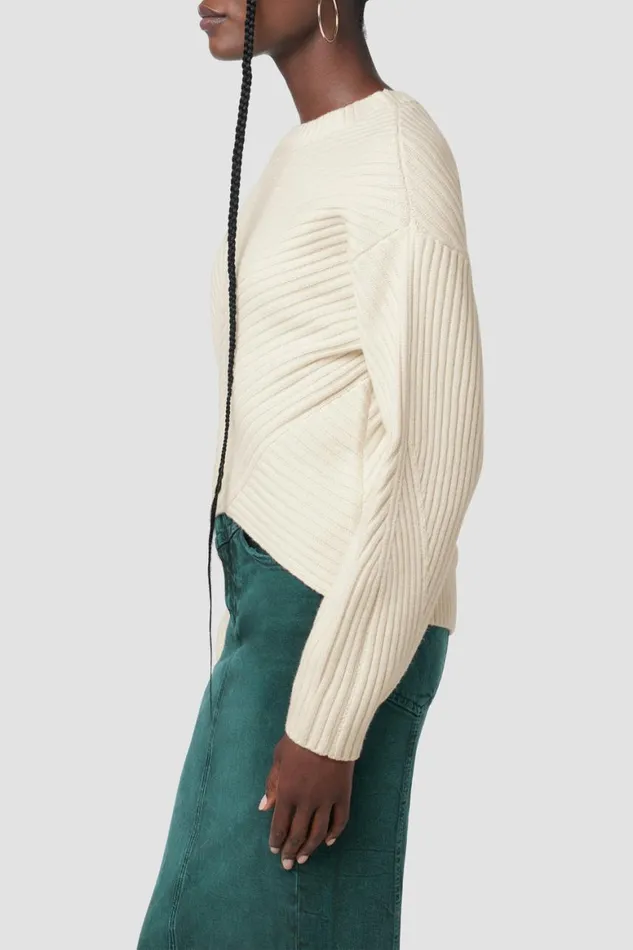 Hudson Jeans Tops and Sweaters Front Wrap Sweater White Rabbit 8211 Women Hudson Jeans Tops and Sweaters Front Wrap Sweater White Rabbit 8211 Women