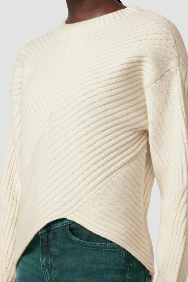 Hudson Jeans Tops and Sweaters Front Wrap Sweater White Rabbit 8211 Women Hudson Jeans Tops and Sweaters Front Wrap Sweater White Rabbit 8211 Women