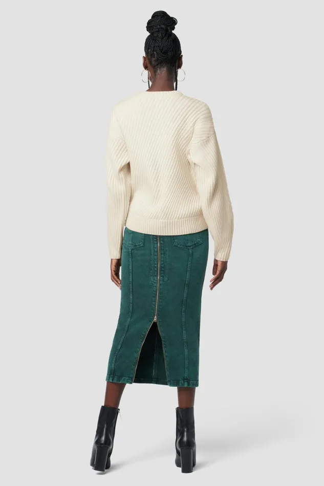 Hudson Jeans Tops and Sweaters Front Wrap Sweater White Rabbit 8211 Women Hudson Jeans Tops and Sweaters Front Wrap Sweater White Rabbit 8211 Women