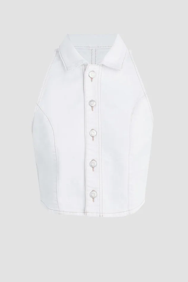 Hudson Jeans Tops and Sweaters Halter Vest White 8211 Women Hudson Jeans Tops and Sweaters Halter Vest White 8211 Women
