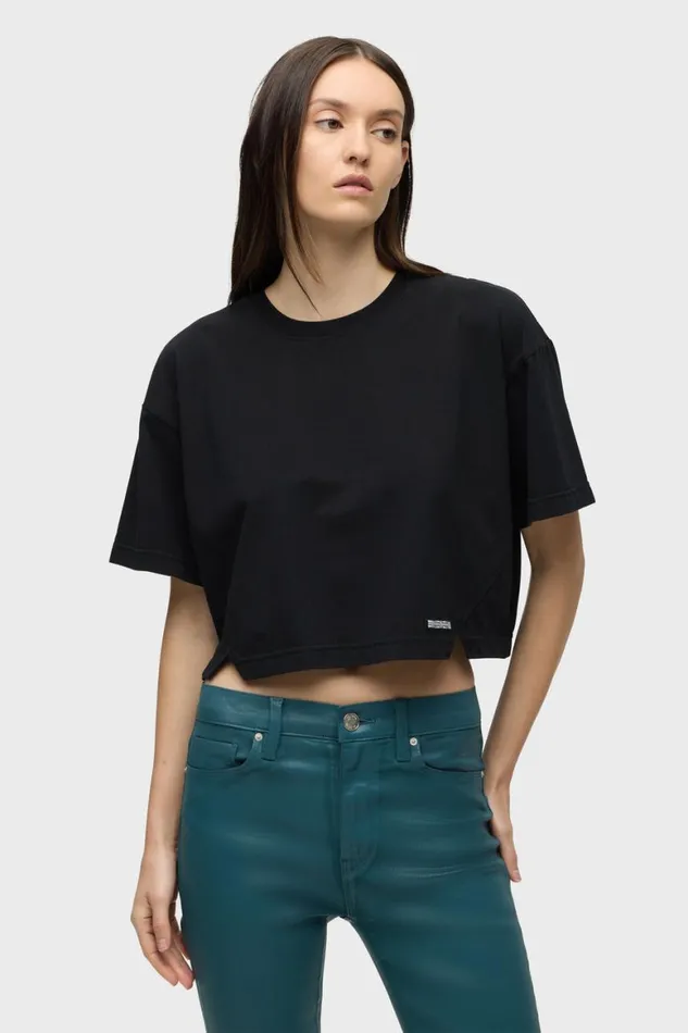 Hudson Jeans Tops and Sweaters Short Sleeve Forward Seam Tee Washed Black 8211 Women Hudson Jeans Tops and Sweaters Short Sleeve Forward Seam Tee Washed Black 8211 Women