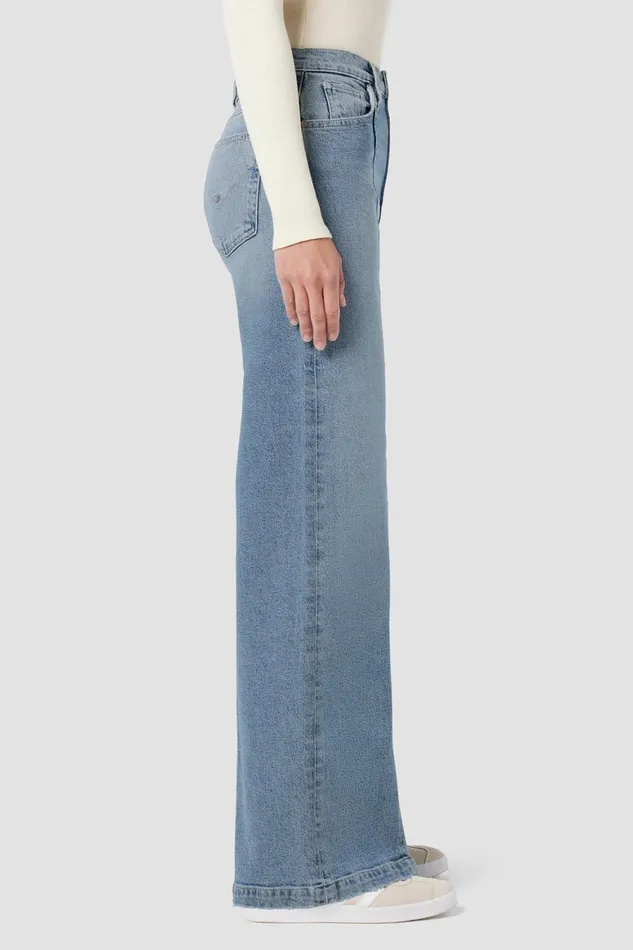 Hudson Jeans Wide Leg James HighRise Wide Leg Jean Caribbean Breeze 8211 Women