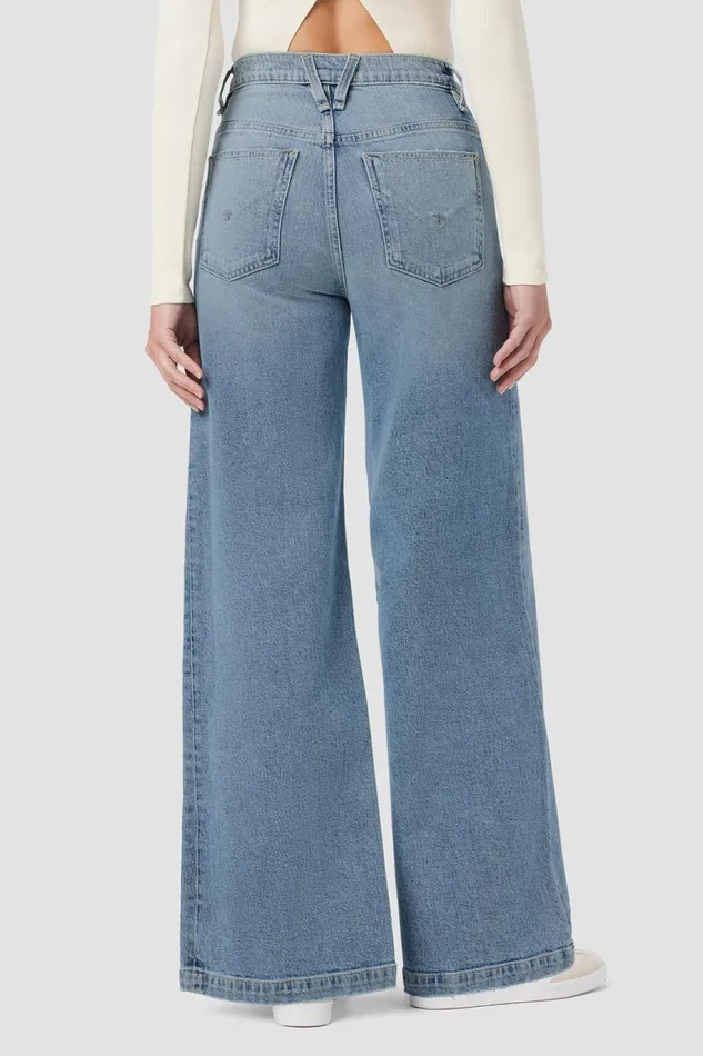 Hudson Jeans Wide Leg James HighRise Wide Leg Jean Caribbean Breeze 8211 Women