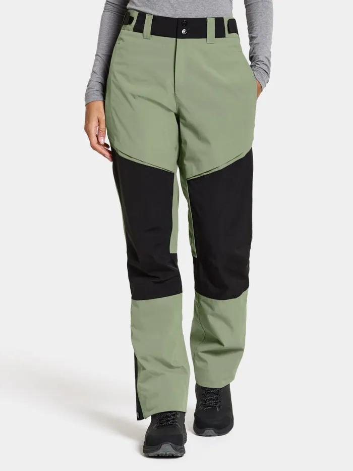 Idun Pants Light Moss Women Didriksons Walking Trousers