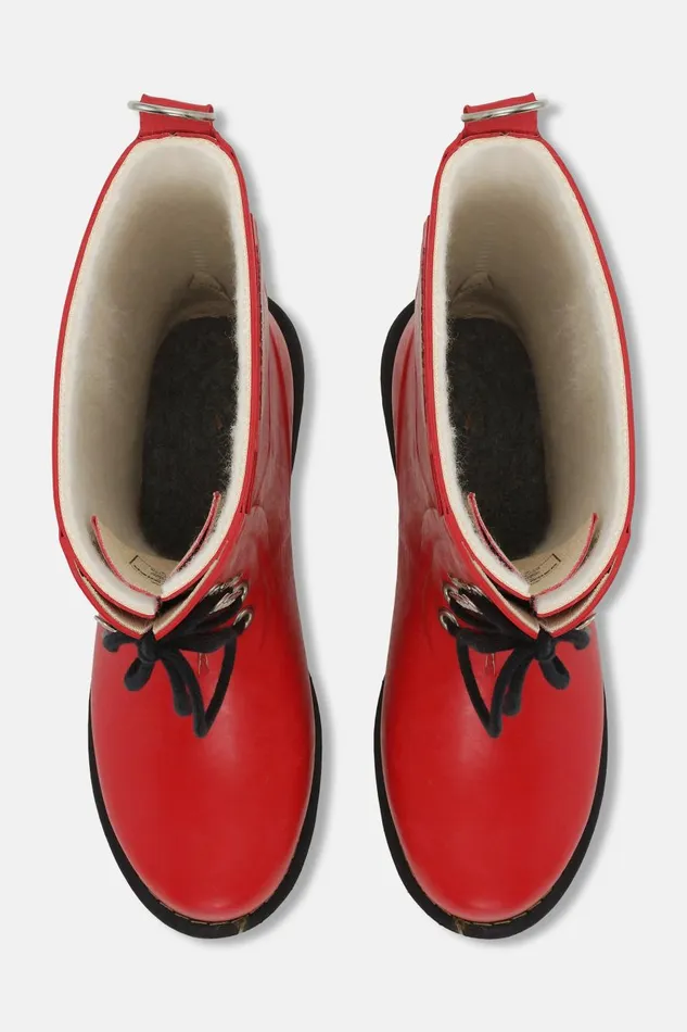 Ilse Jacobsen 34 Rubber Boots 8211 Deep Red Women Rainboots Medium