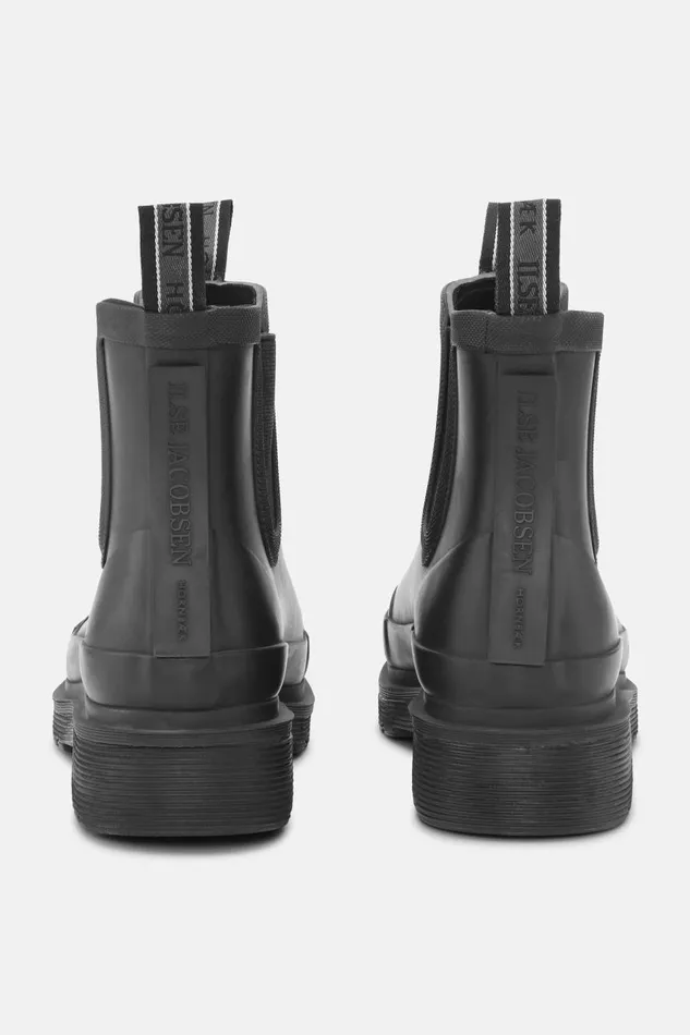 Ilse Jacobsen Chelsea Rain 8211 Black Women Rainboots Short