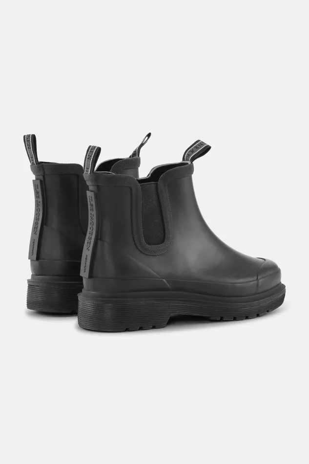 Ilse Jacobsen Chelsea Rain 8211 Black Women Rainboots Short