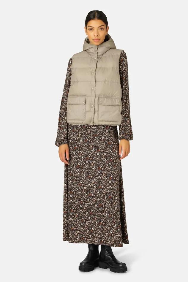 Ilse Jacobsen Down Vest 8211 Cobblestone Women Jackets And Coats