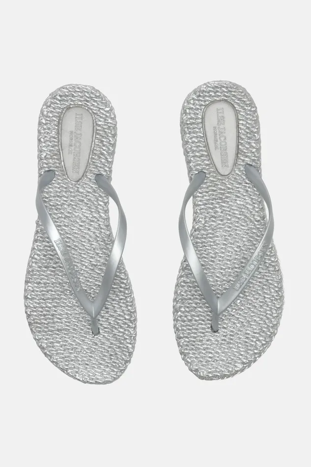 Ilse Jacobsen Flip Flop 8211 Silver Women Flip Flops