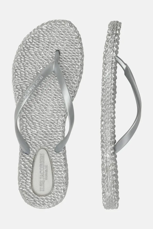 Ilse Jacobsen Flip Flop 8211 Silver Women Flip Flops