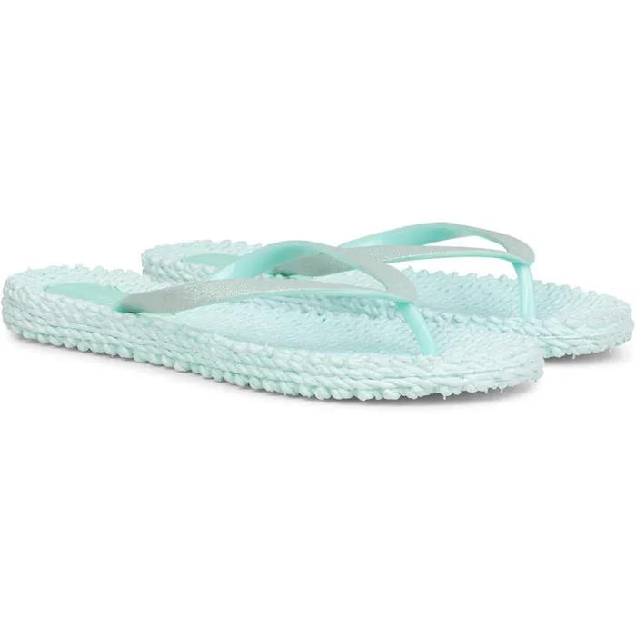 Ilse Jacobsen Flip Flop With Glitter 8211 Jade Mint Women Flip Flops