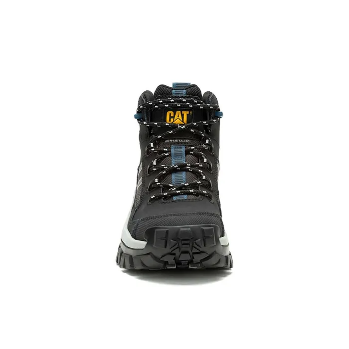 Invader Mid Vent Composite Toe Work Boot Black Men Cat Footwear Boots