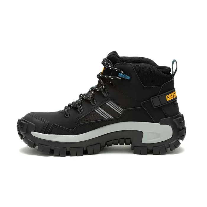 Invader Mid Vent Composite Toe Work Boot Black Men Cat Footwear Boots