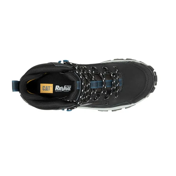 Invader Mid Vent Composite Toe Work Boot Black Men Cat Footwear Boots