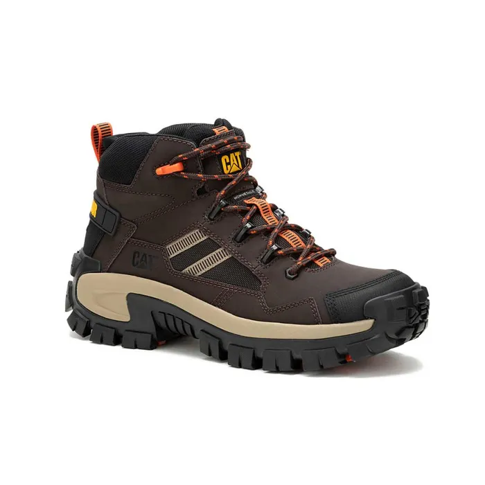 Invader Mid Vent Composite Toe Work Boot Coffee Bean Men Cat Footwear Boots