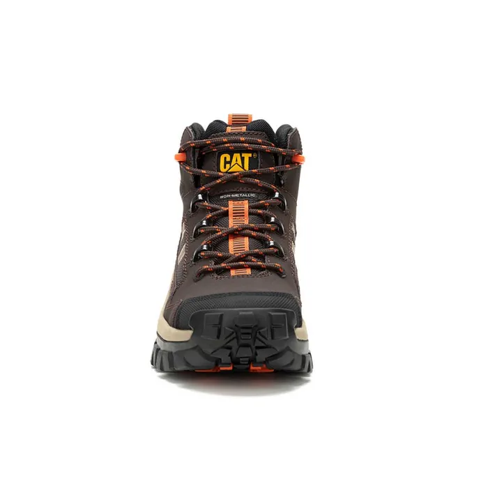Invader Mid Vent Composite Toe Work Boot Coffee Bean Men Cat Footwear Boots