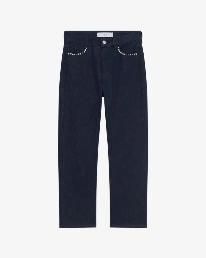 IRO FUYUKO DENIM SLIM PANTS Denim Blue Women Jeans