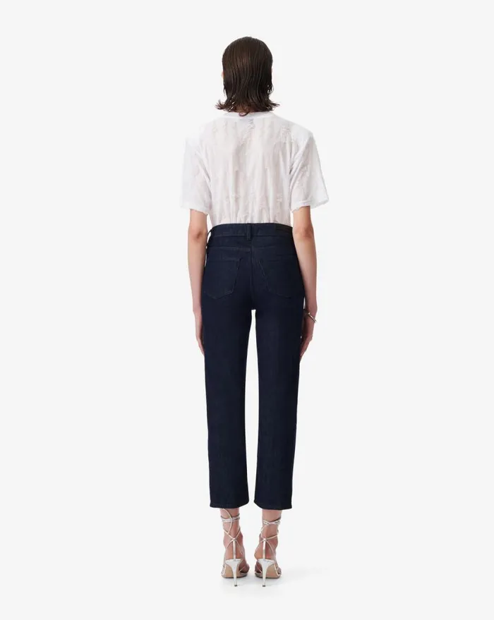 IRO FUYUKO DENIM SLIM PANTS Denim Blue Women Jeans