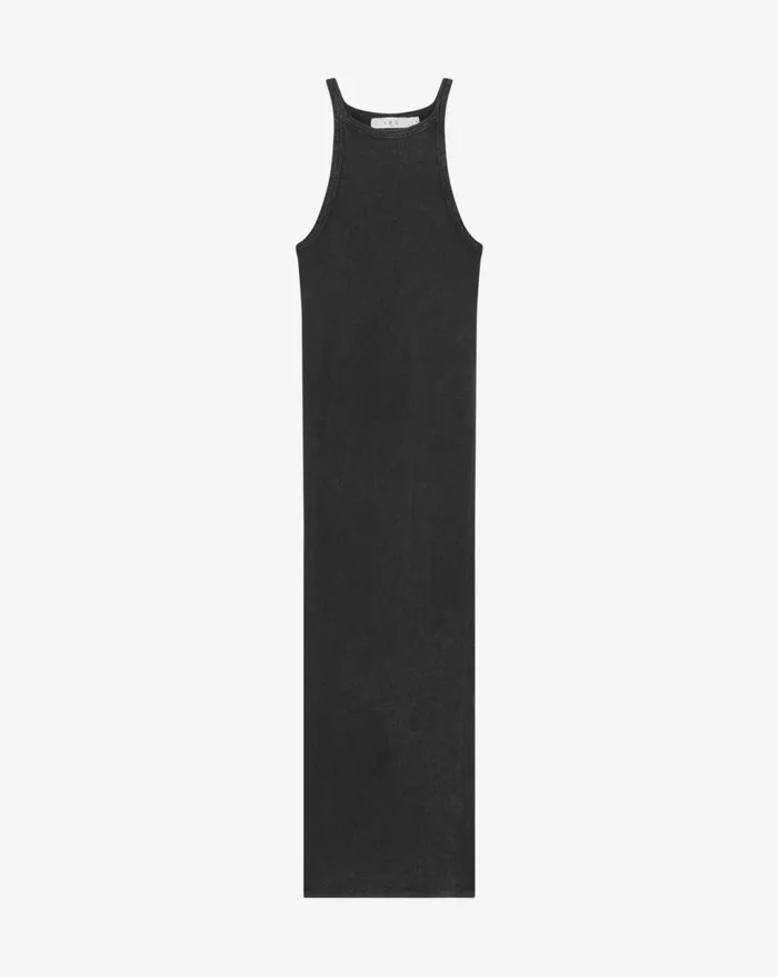 IRO PALOMO LONG SLEEVELESS DRESS Storm Blue Women Dresses