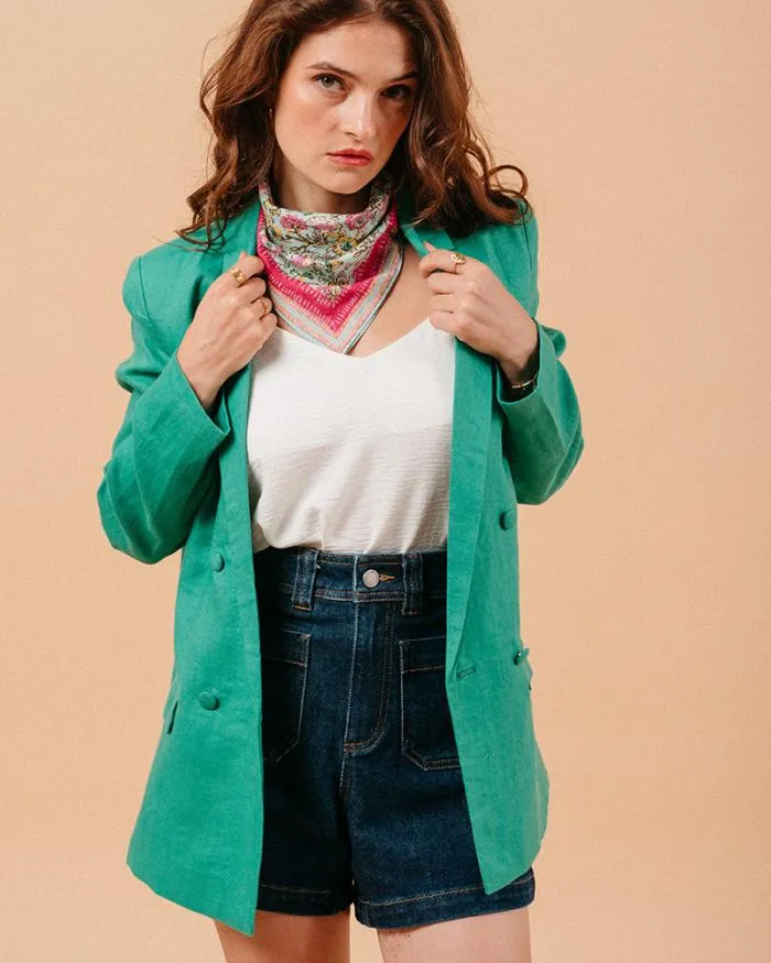 JACKET VERT MOZART Shop Grace and Mila Blazers