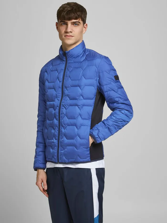 Jackets JACK and JONES Mens LIGHT PUFFER JACKET Blue Galaxy Blue