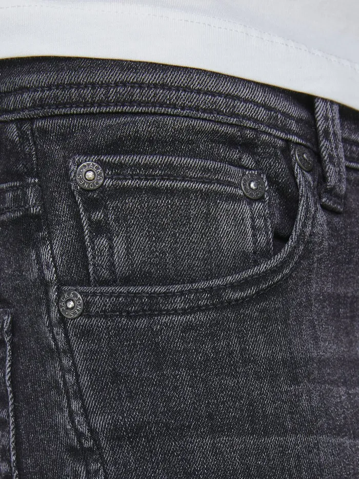 Jeans JACK and JONES Junior BOYS GLENN ORIGINAL SLIM FIT JEANS Black Black Denim