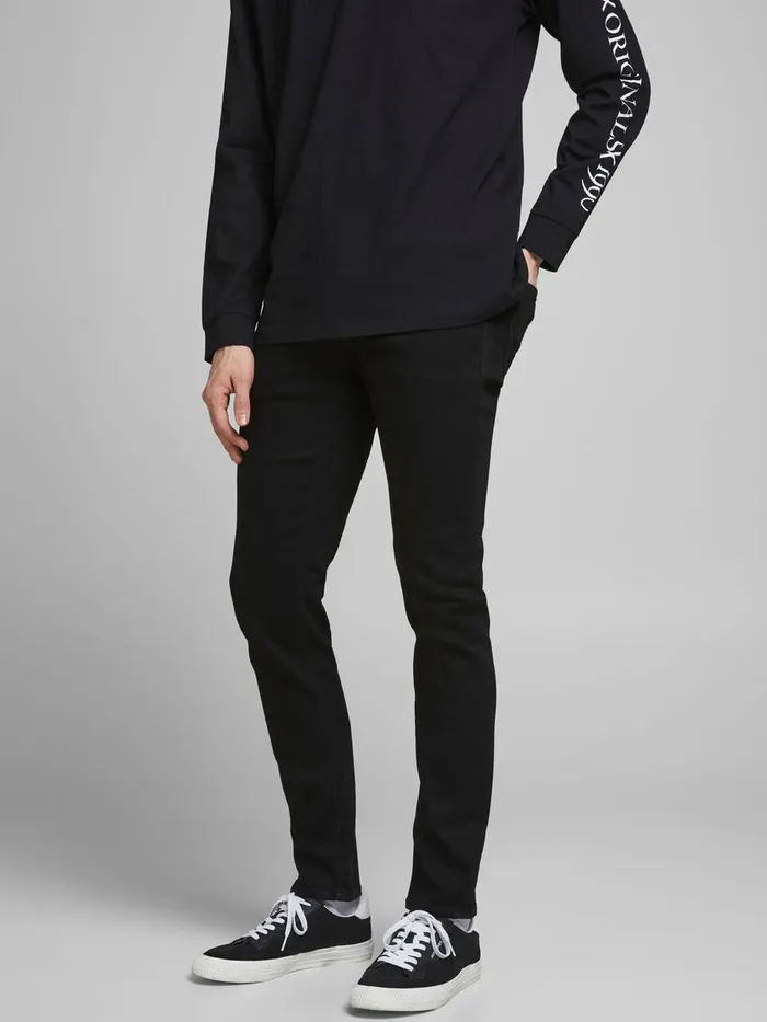 Jeans JACK and JONES Mens 2PACK GELNN ORIGINAL AM SLIM FIT JEANS Black Black Denim