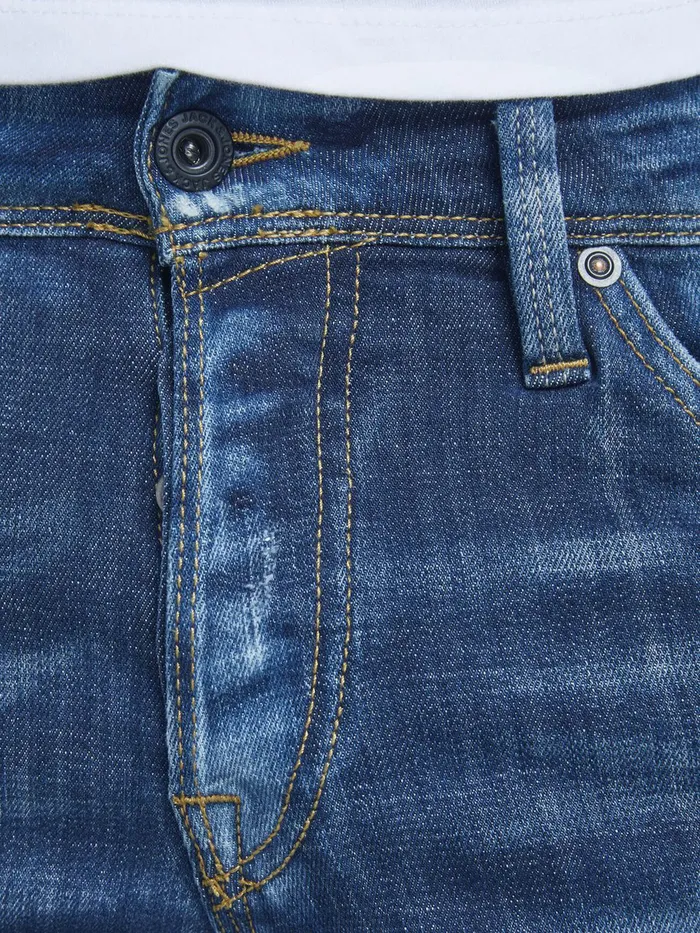 Jeans JACK and JONES Mens GLENN FOX BL 925 SLIM FIT JEANS Blue Blue Denim