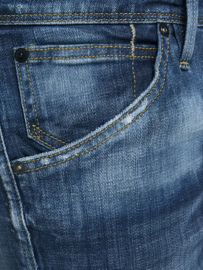 Jeans JACK and JONES Mens GLENN FOX BL 925 SLIM FIT JEANS Blue Blue Denim