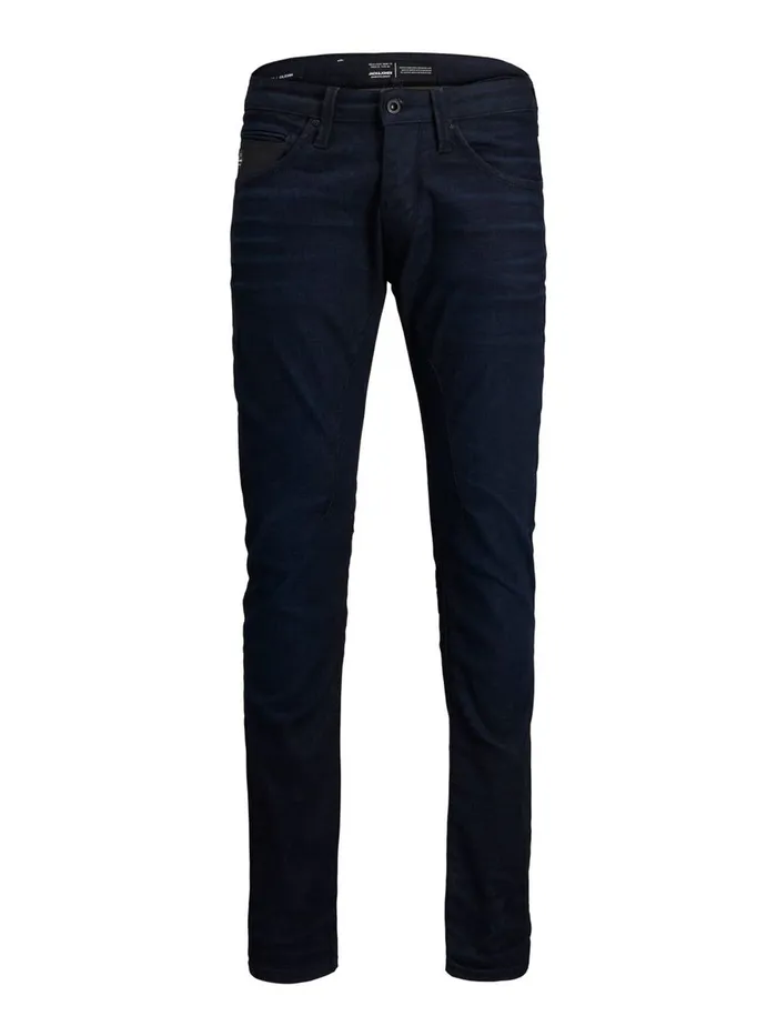 Jeans JACK and JONES Mens GLENN KOBE JJ 462 SLIM FIT JEANS Blue Blue Denim