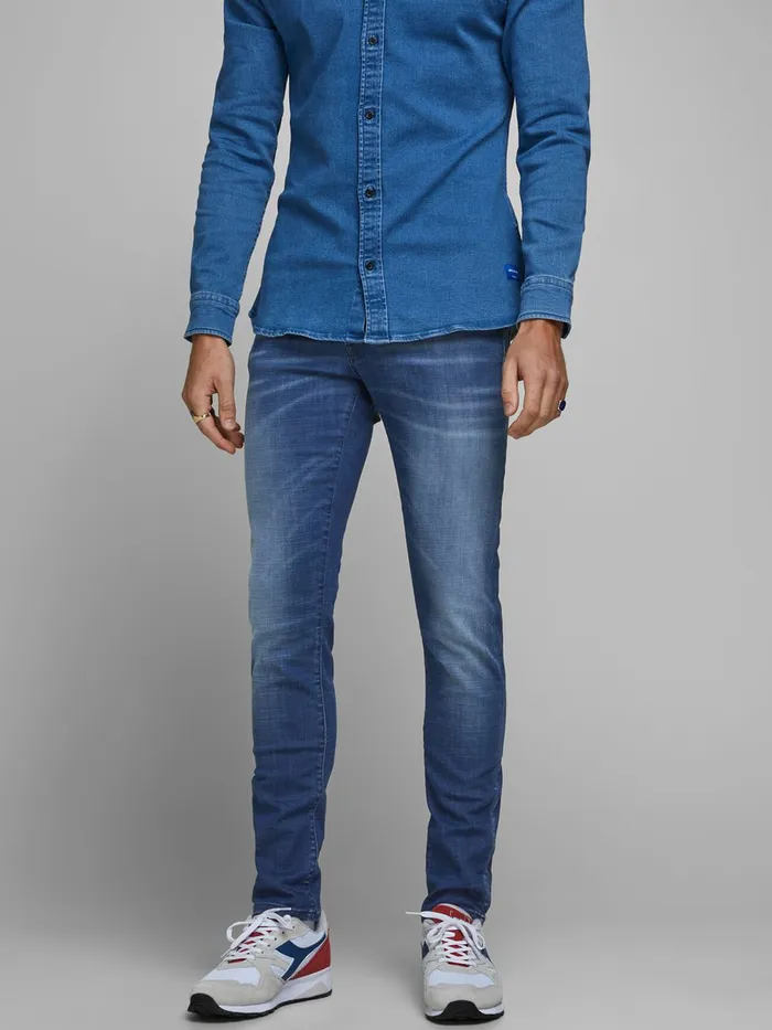 Jeans JACK and JONES Mens GLENN ROCK BL 894 LID SLIM FIT JEANS Blue Blue Denim Jeans JACK and JONES Mens GLENN ROCK BL 894 LID SLIM FIT JEANS Blue Blue Denim